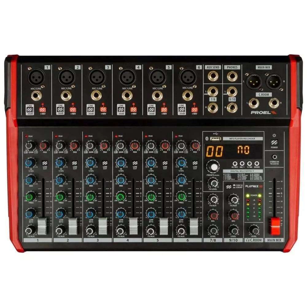 Mixer 10 canali Playmix 10 Proel a noleggio