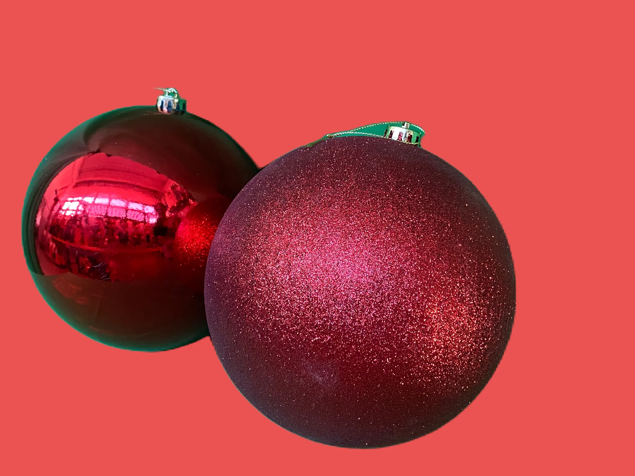 Noleggio Palle di Natale Rosse Diam.20cm