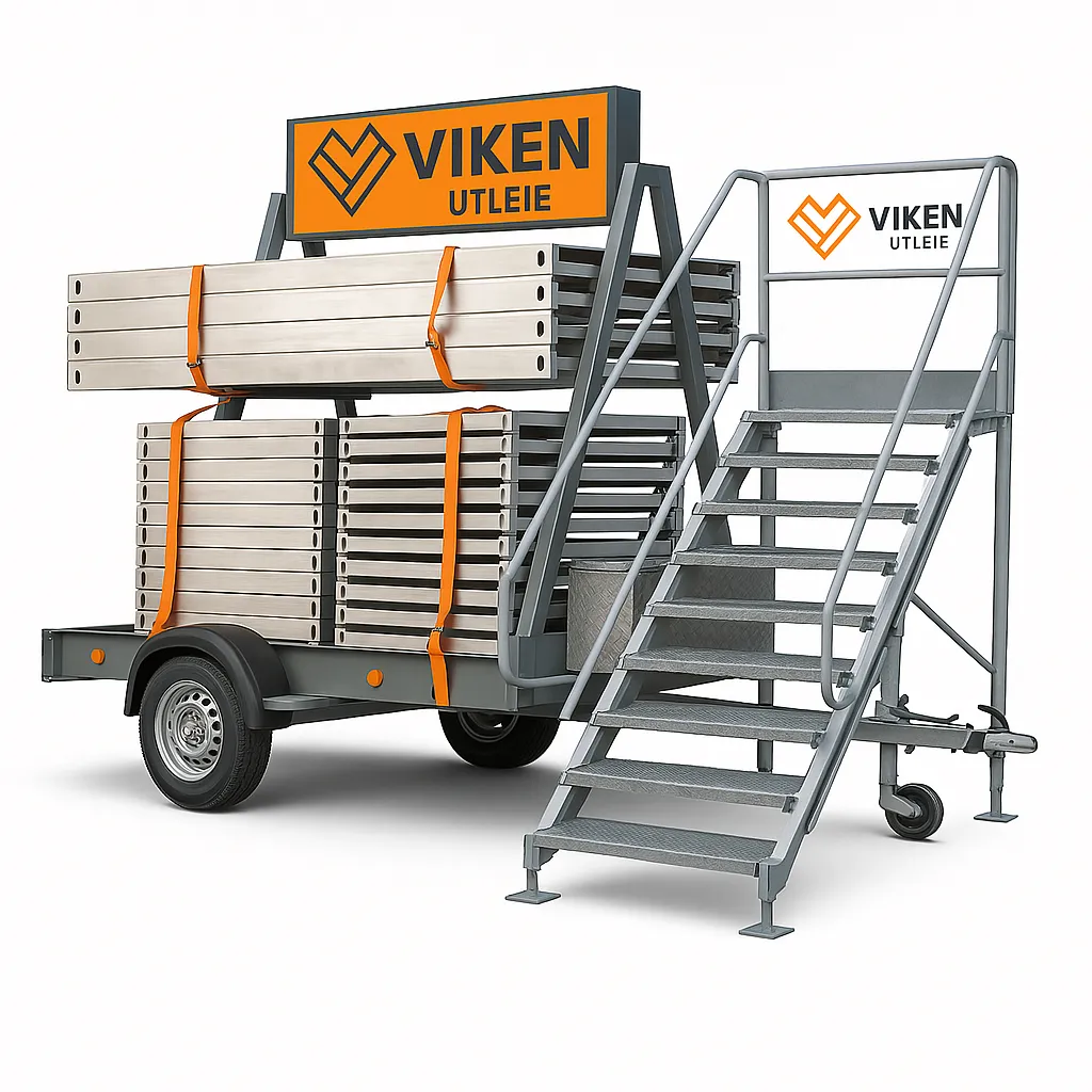 Stillas og Byggtrapper