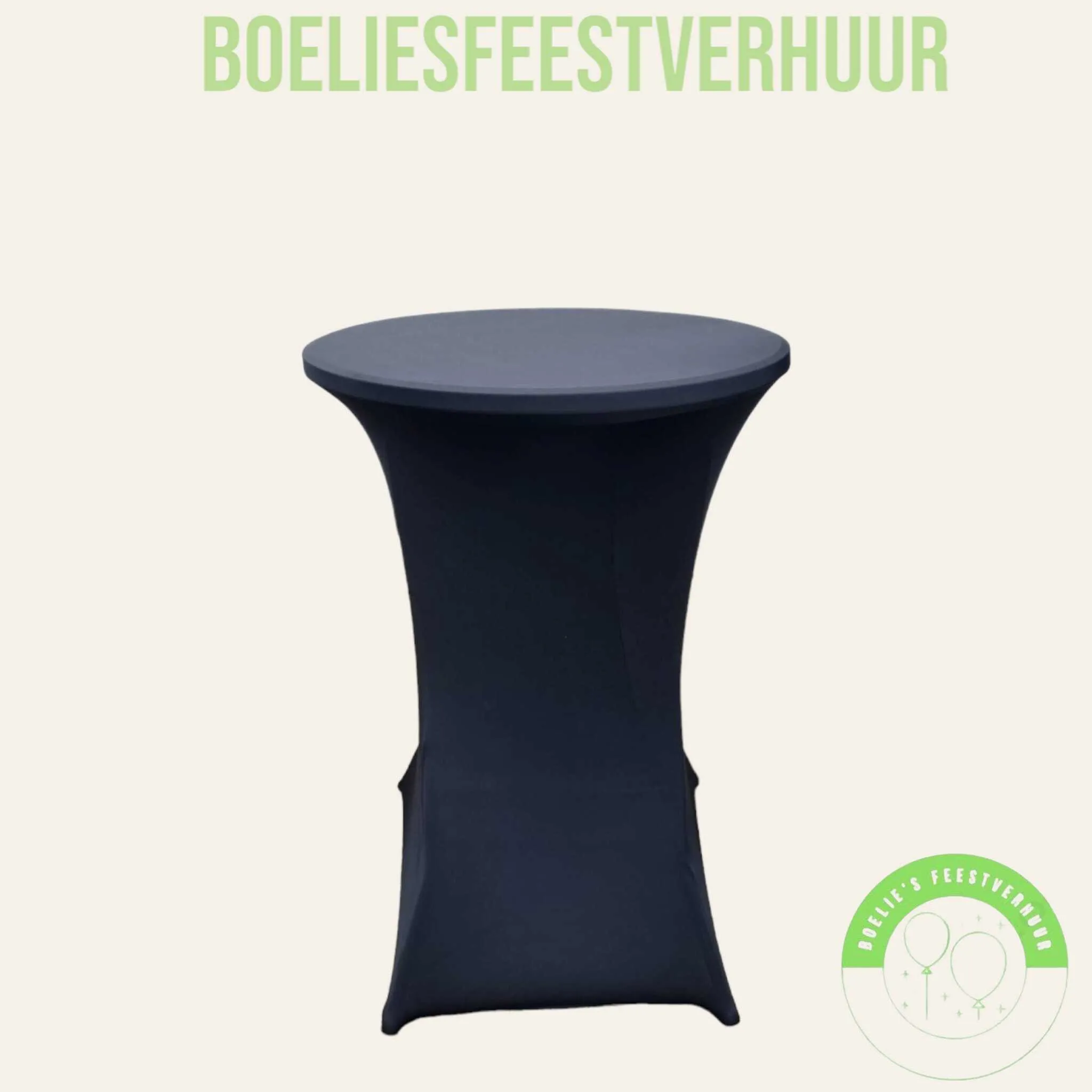 Statafel hoes zwart
