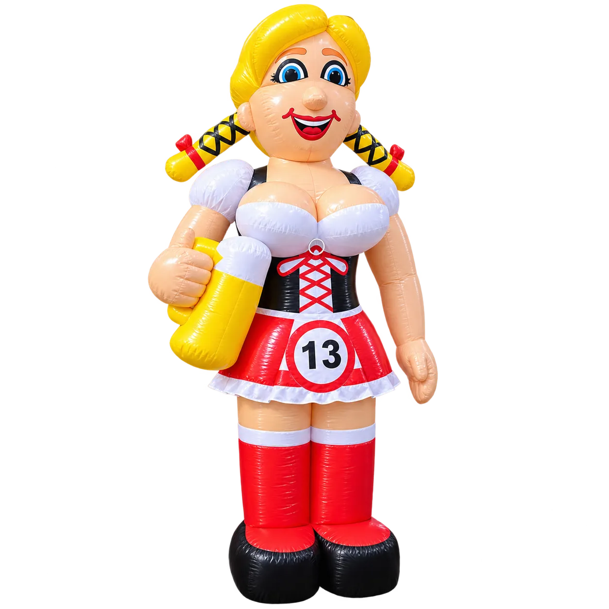 Vrouw in lederhose