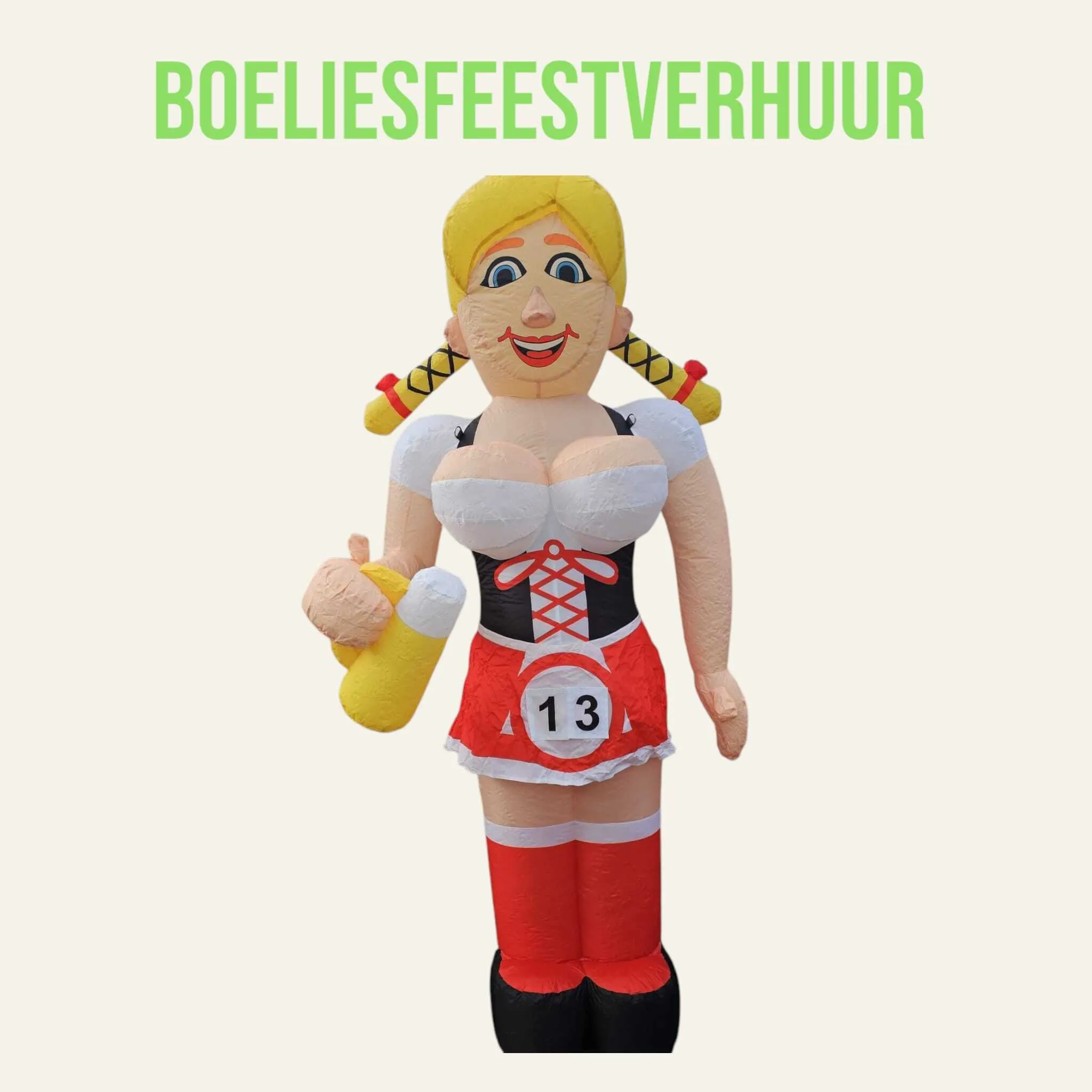 Vrouw in lederhose