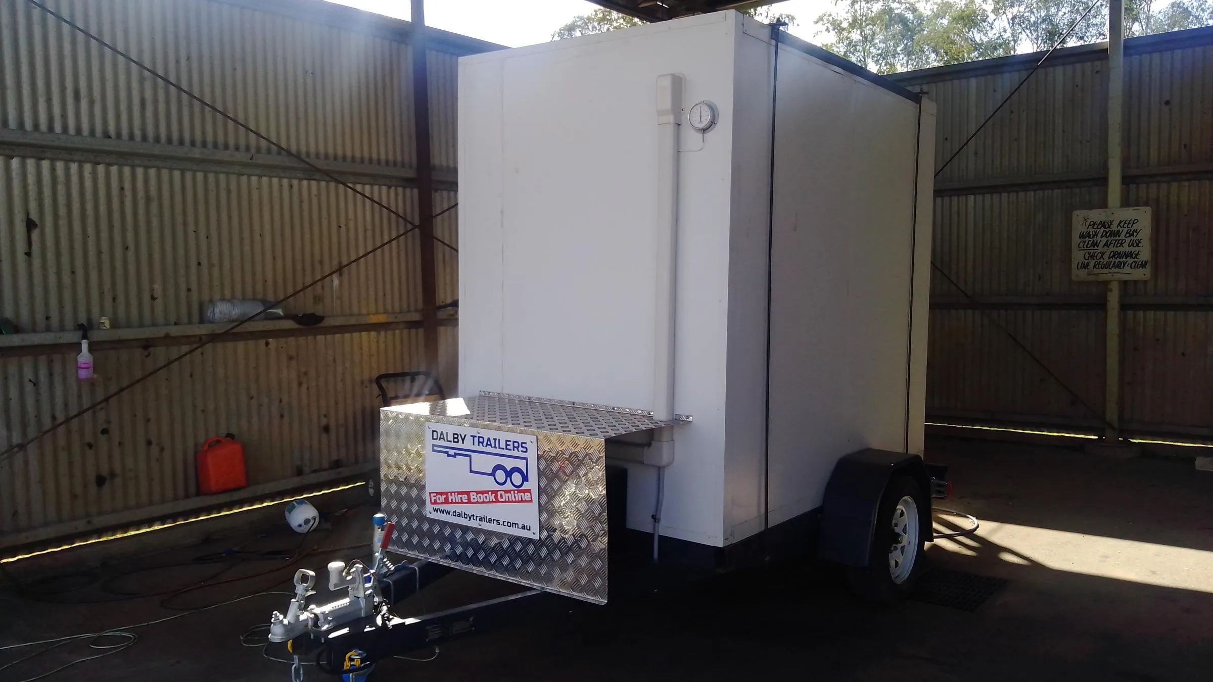 FOR HIRE 8x5 Cold Room Trailer 1500kg ATM