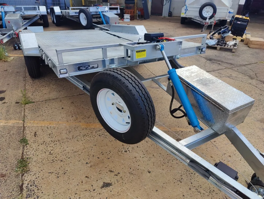 FOR SALE 5m x 2m Car Trailer Hydraulic Tilt