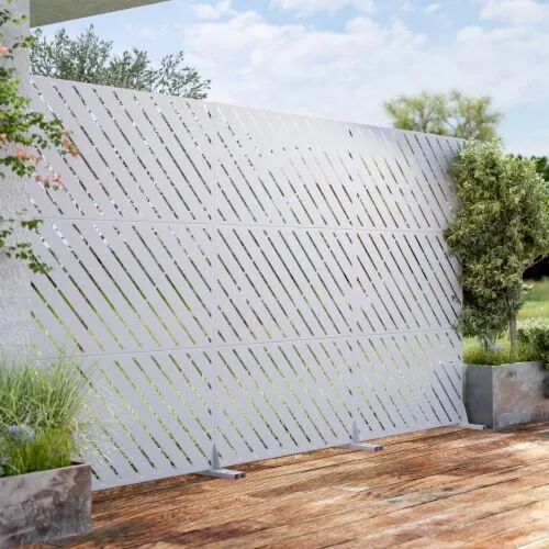 White Privacy Screen