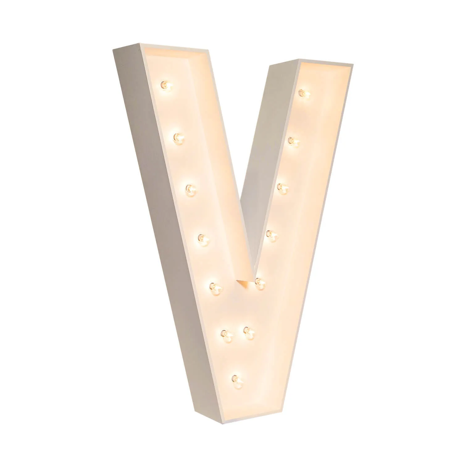 Marquee Letter - “V”