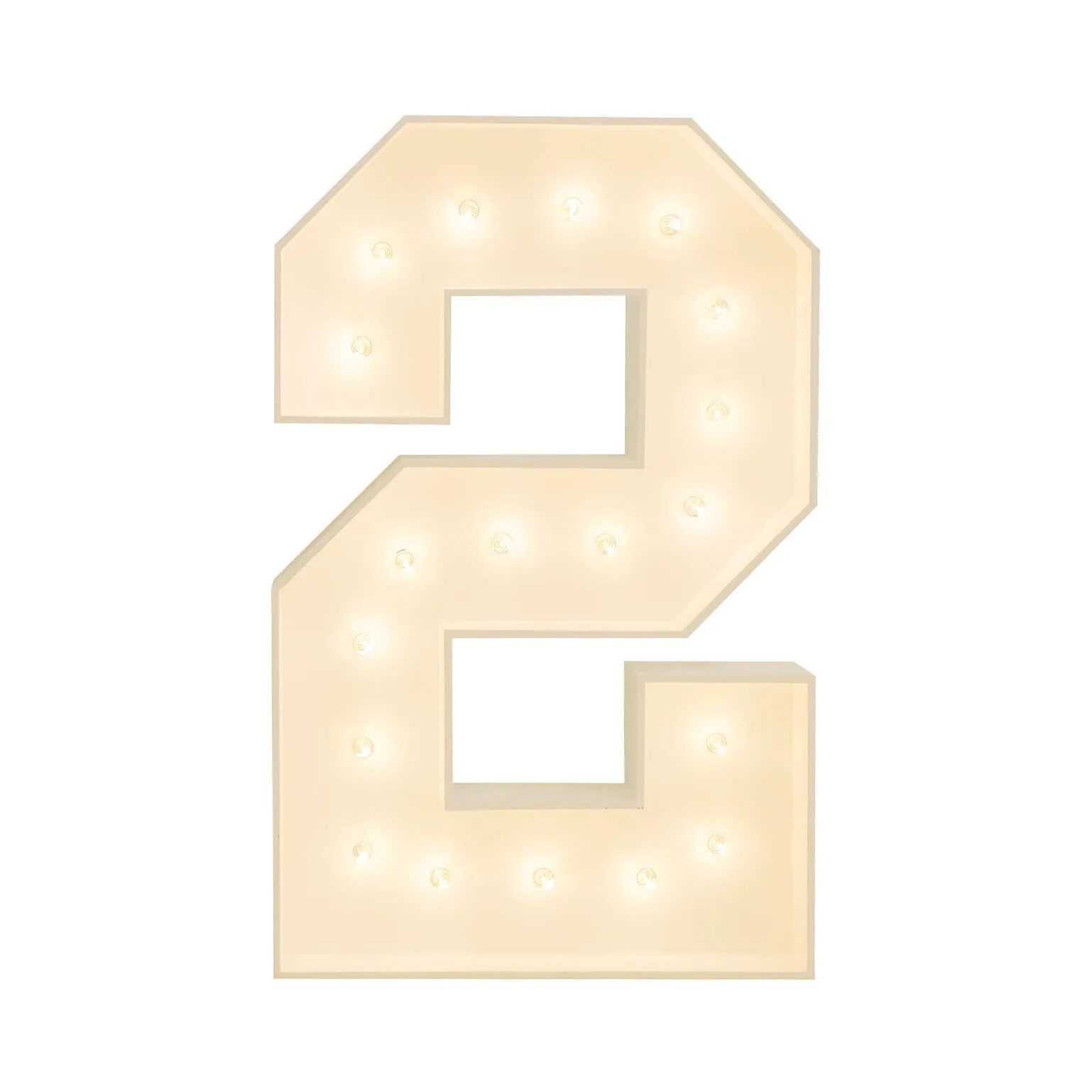 Marquee Number - “2”