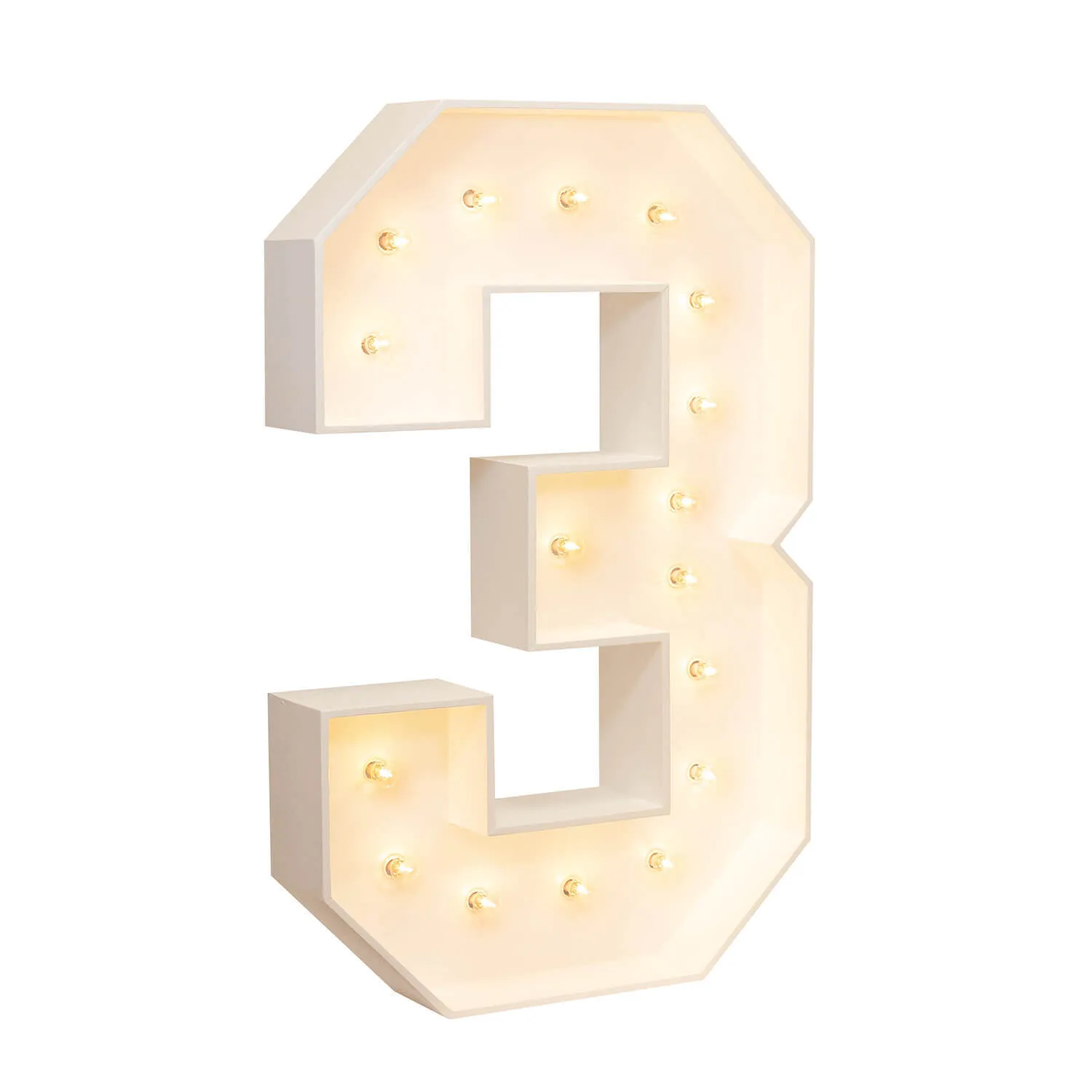 Marquee Number - “3”