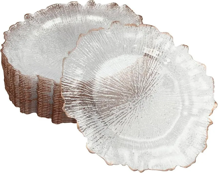 Pink Reef Charger Plate