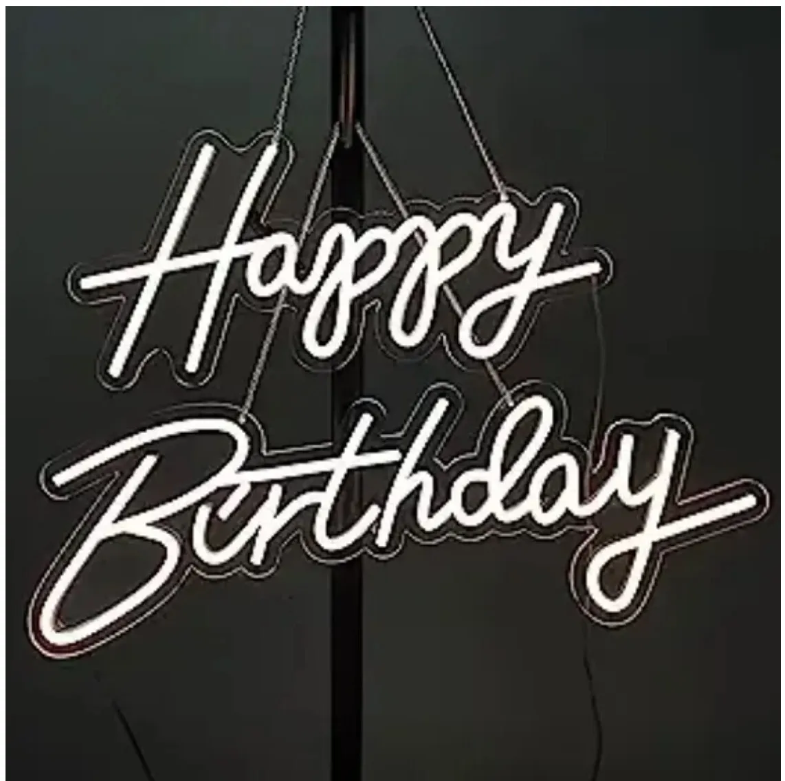 Happy Birthday Neon Sign