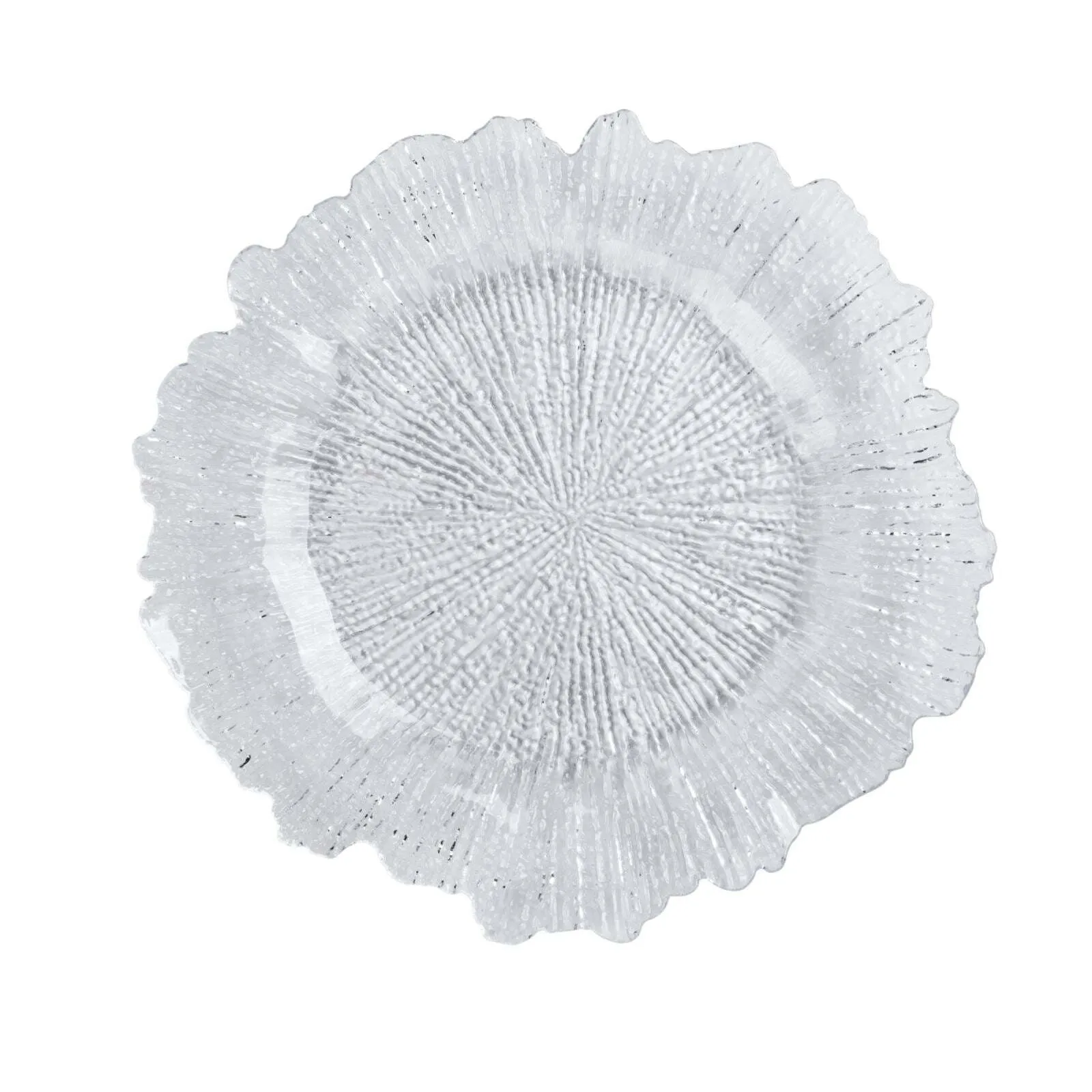 Clear Reef Charger Plate