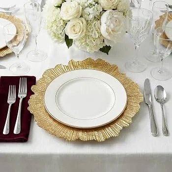 Gold Reef Charger Plate