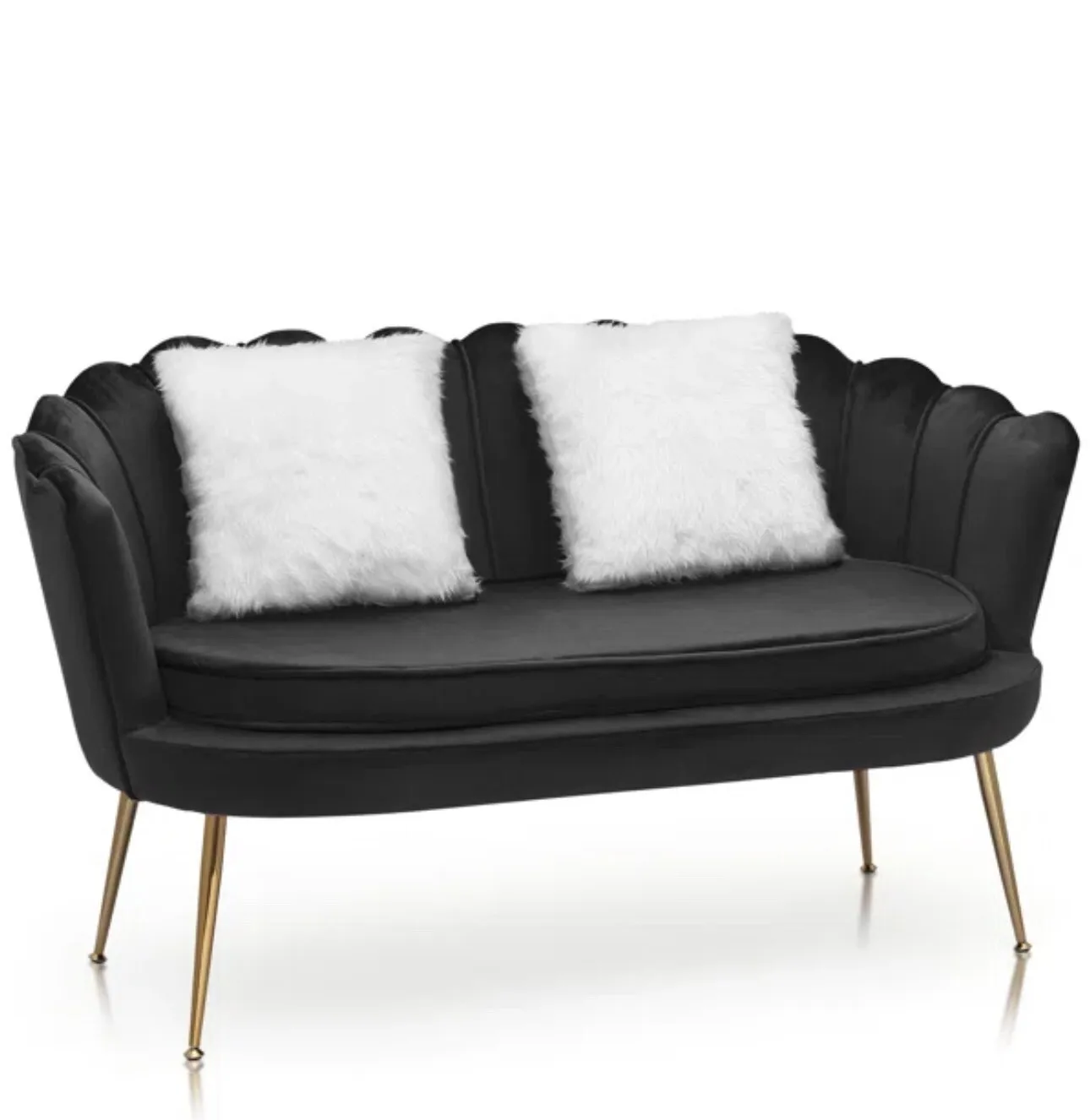 Velvet Reception Loveseat