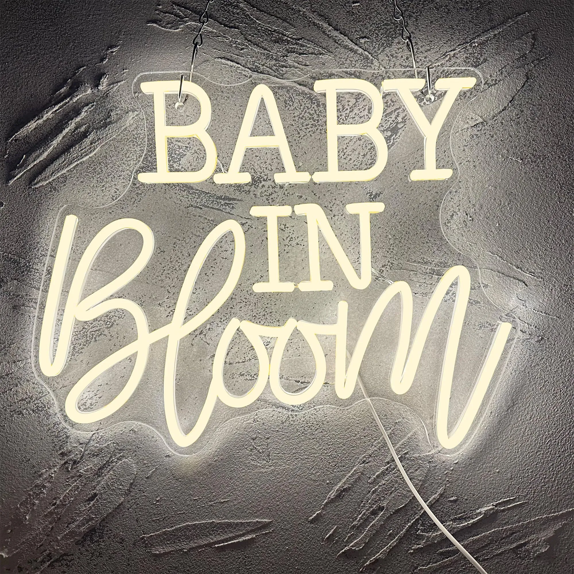 Baby In Bloom Neon Sign 