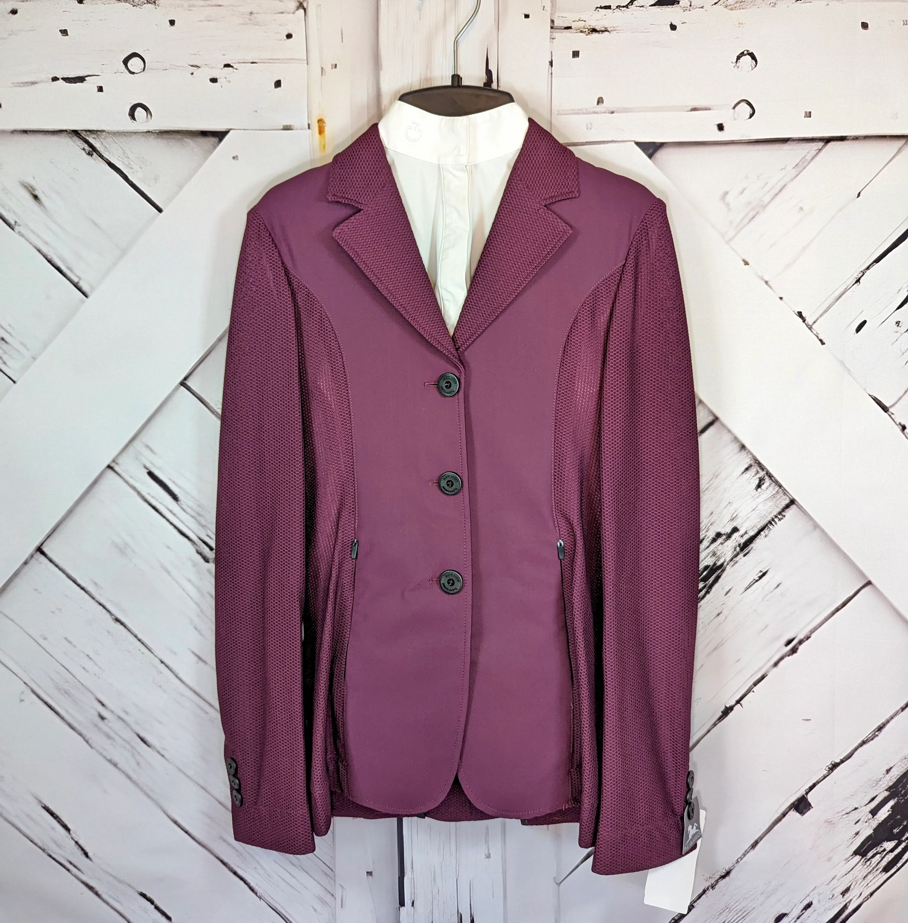 RJ Classics Junior Harmony Mesh, 14R, Deep Berry