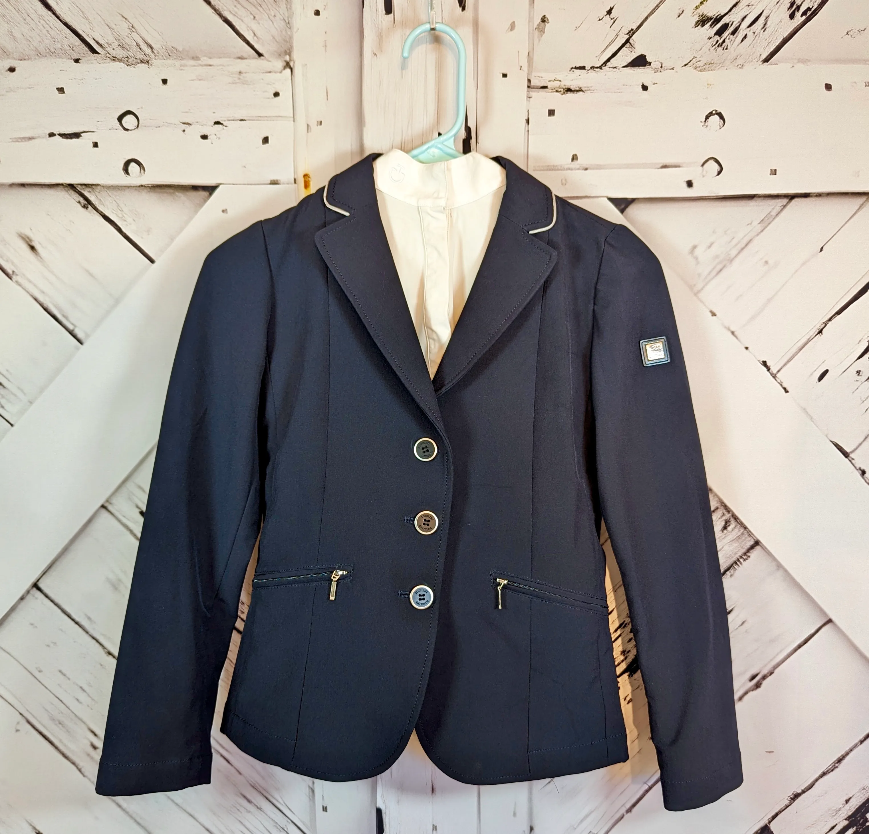 Equiline Girls Riding Jacket, 10/11 years, Navy