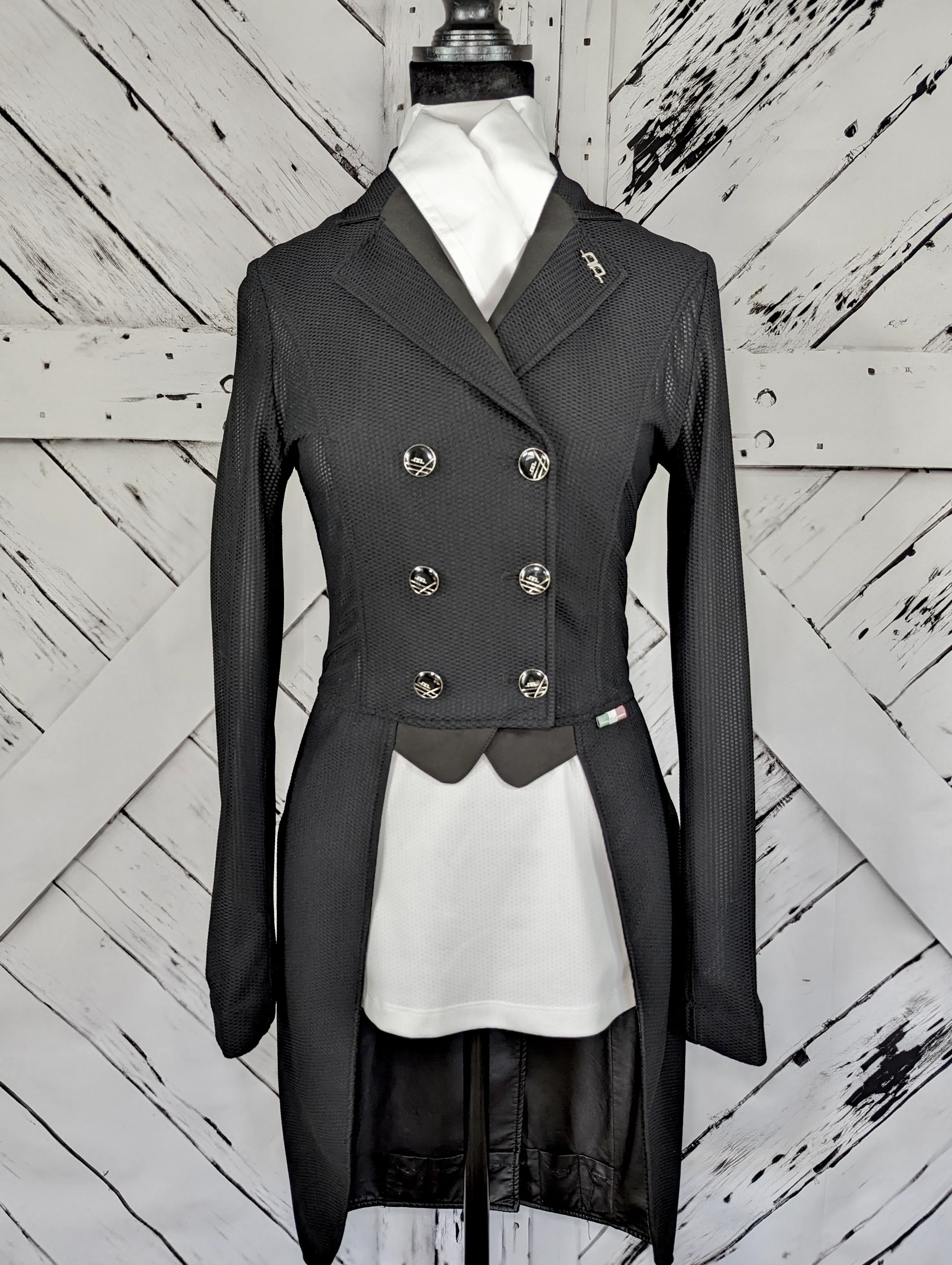 Alessandro Albanese Motionlite Mesh Shadbelly, Ladies US 2/4, Black