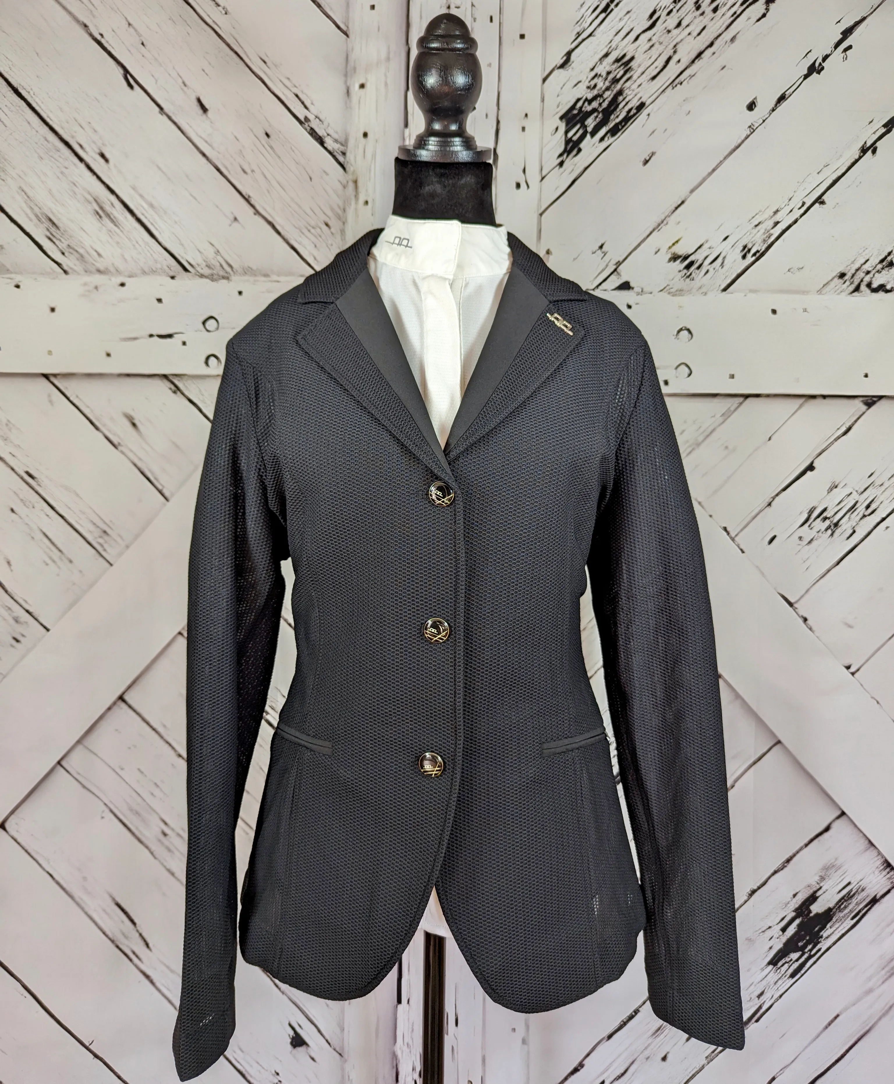 AA MotionLite Platinum Show Coat, Ladies XXL (US 14/16), Black