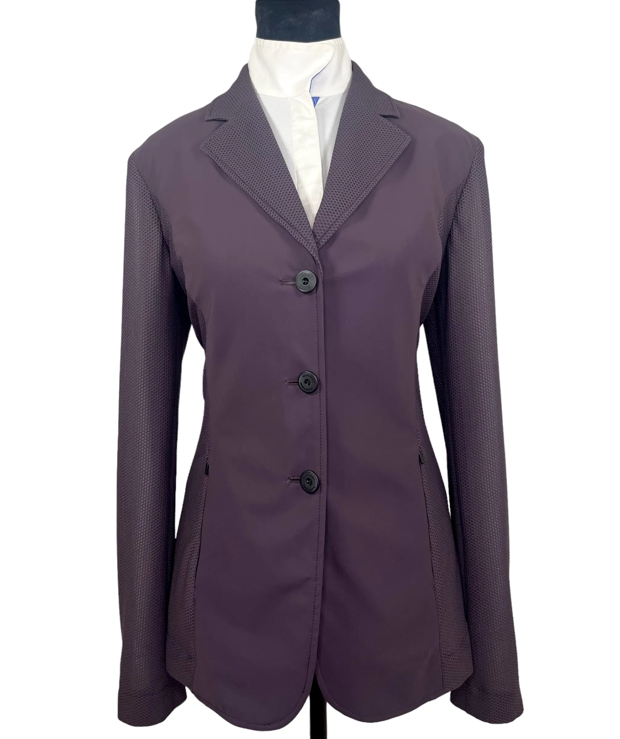 RJ Classics Harmony Mesh Show Coat, Ladies 8R, Rum Raisin