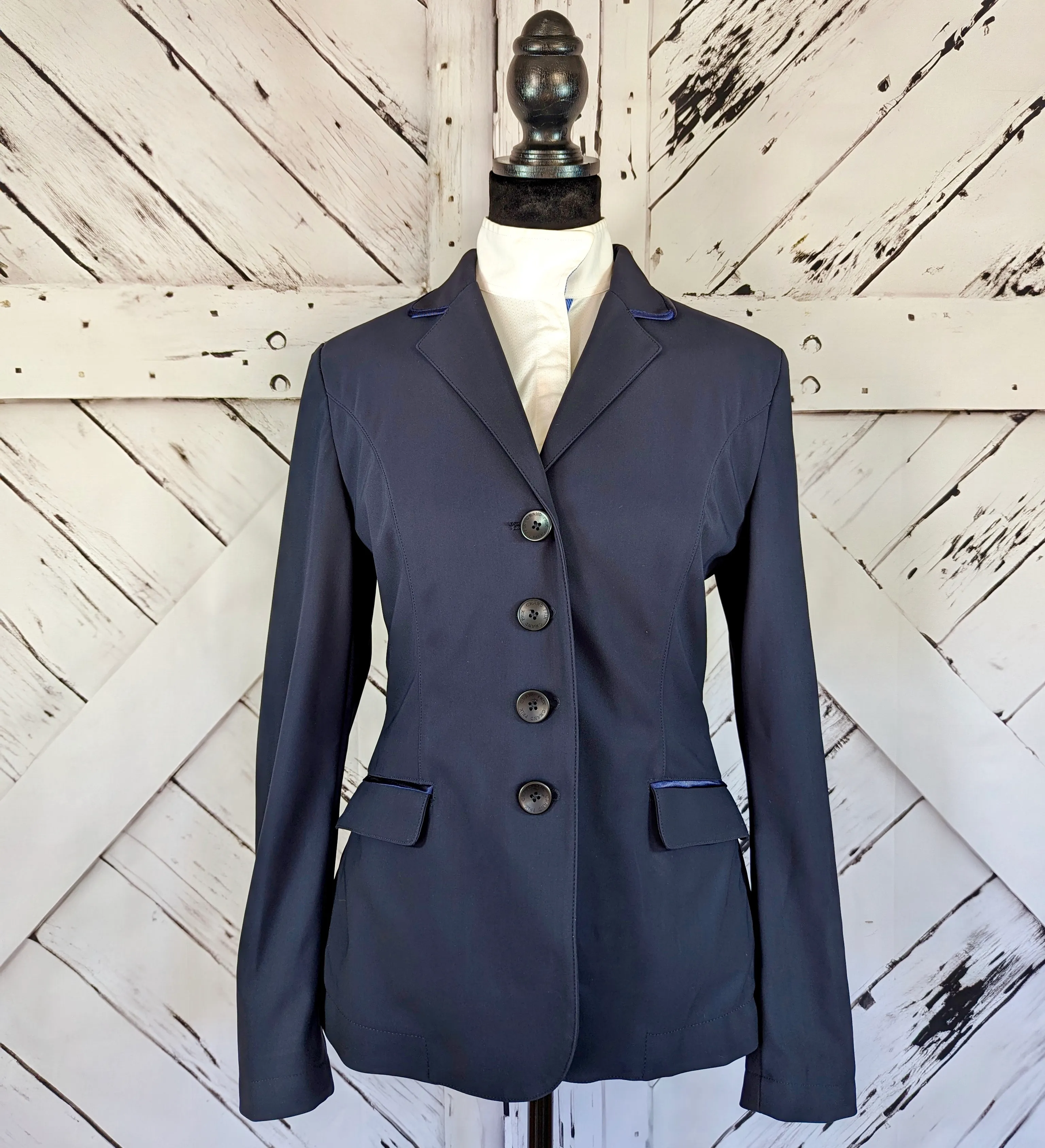 Grand Prix Saltare Premio Show Coat, Ladies US 6, Navy