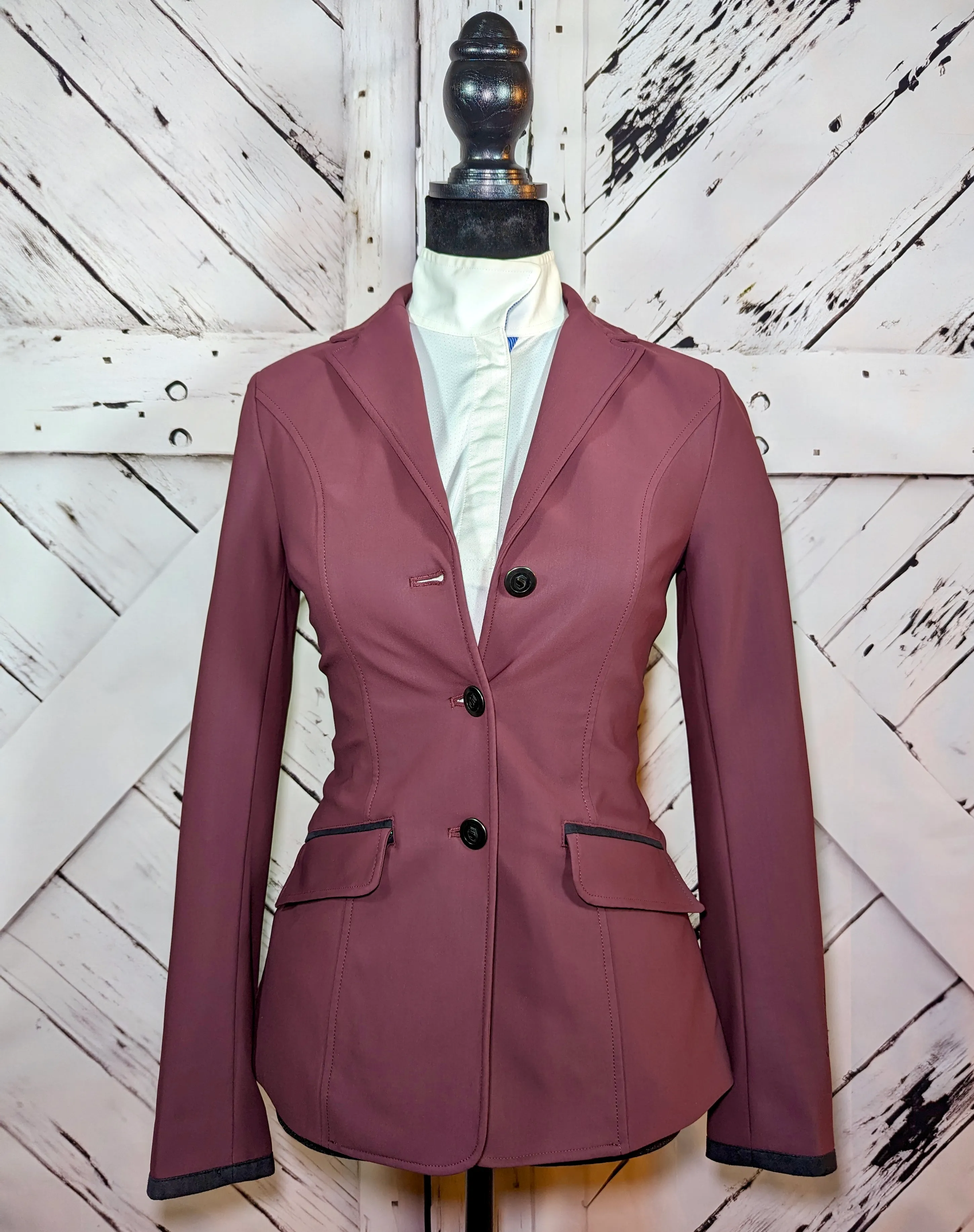 Samshield Alix Show Coat, Ladies US 2, Burgundy