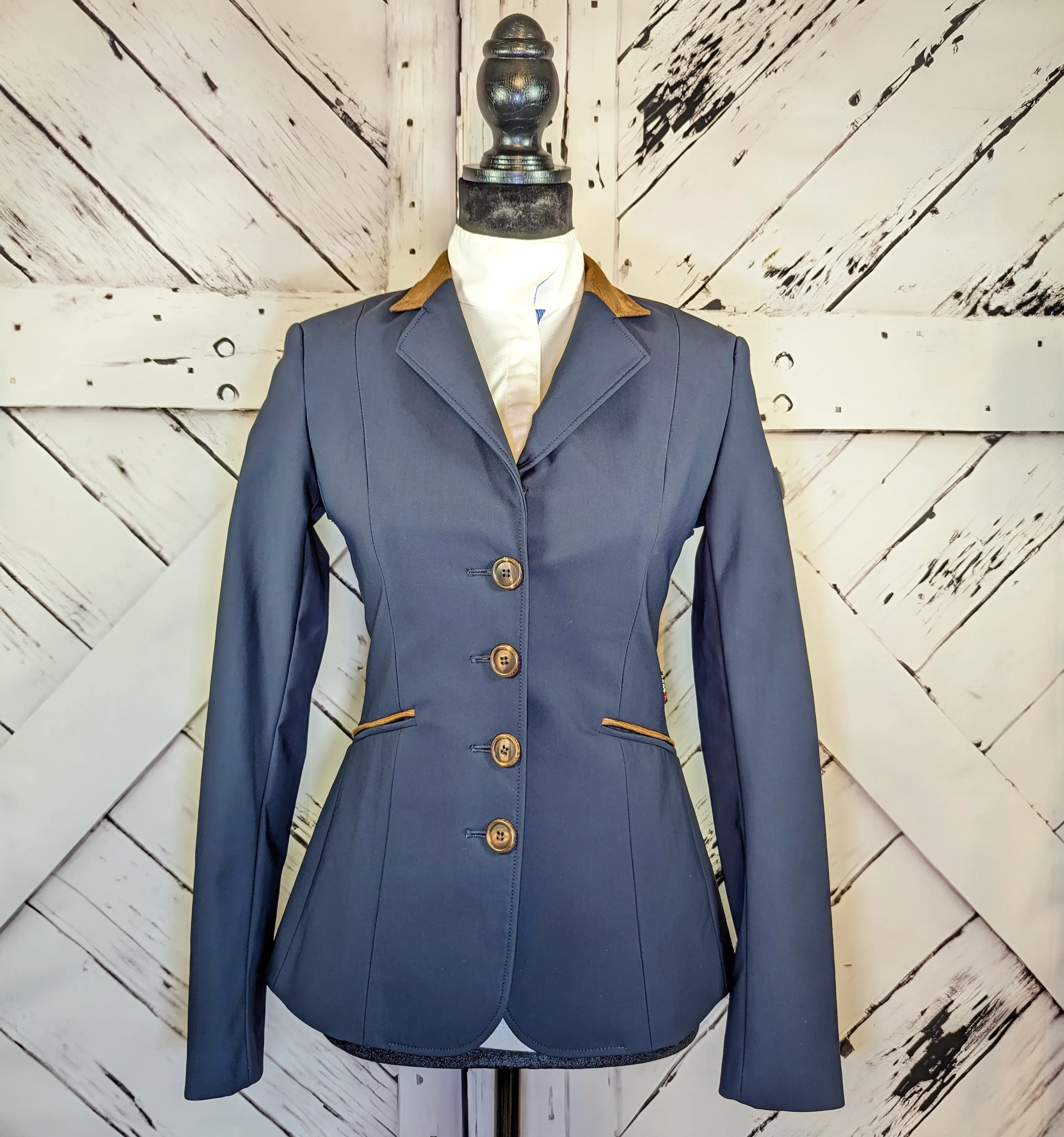 Equiline, Contemporary Show Coat, Ladies US 2, Navy