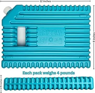 Cooler Ice Packs - 2 count (contact us for a "frozen upon pick-up" option)