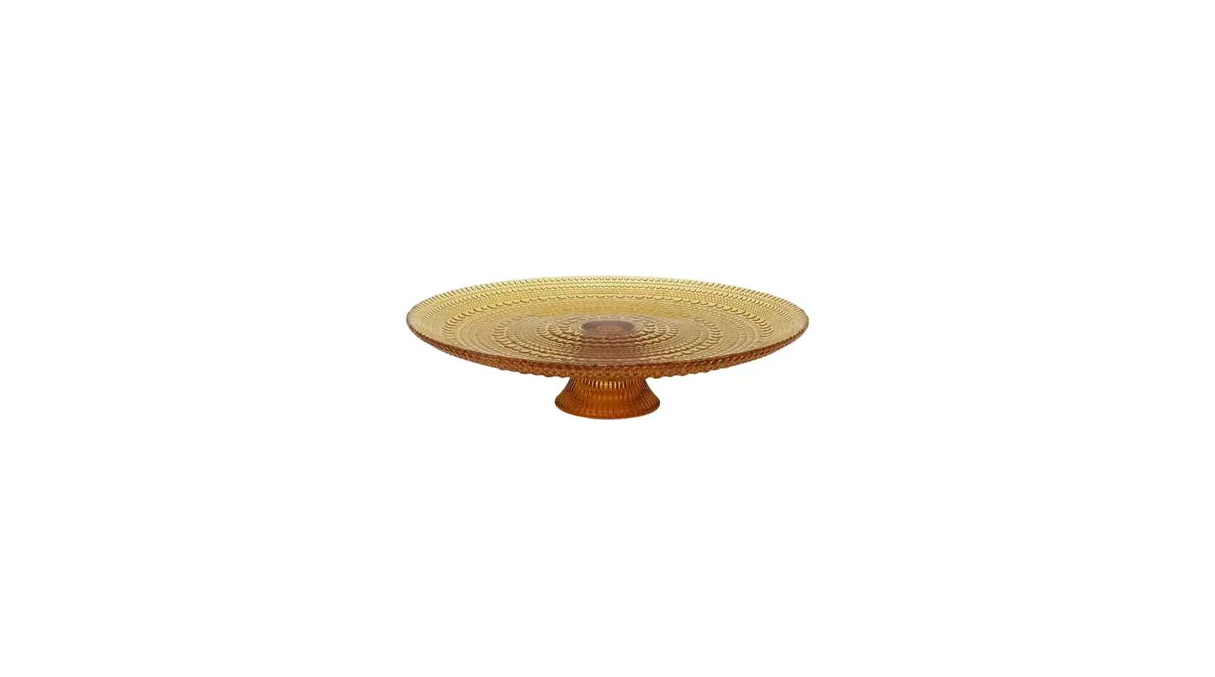 Amber Cake Plate