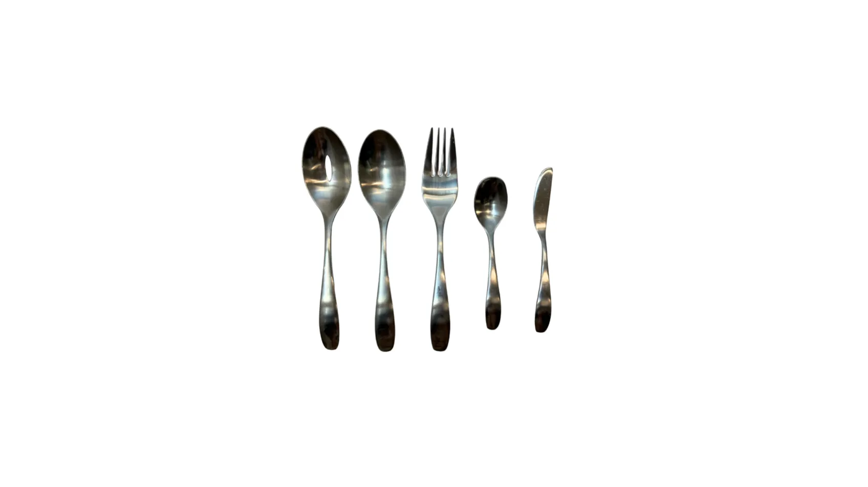 5 Piece Satin Serving Set