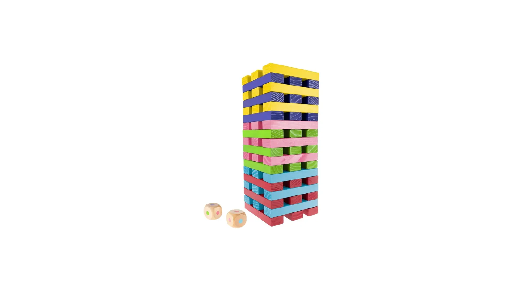 Giant Colorful Jenga