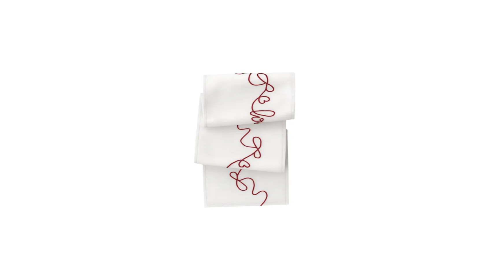 Valentine Ribbon Table Runner