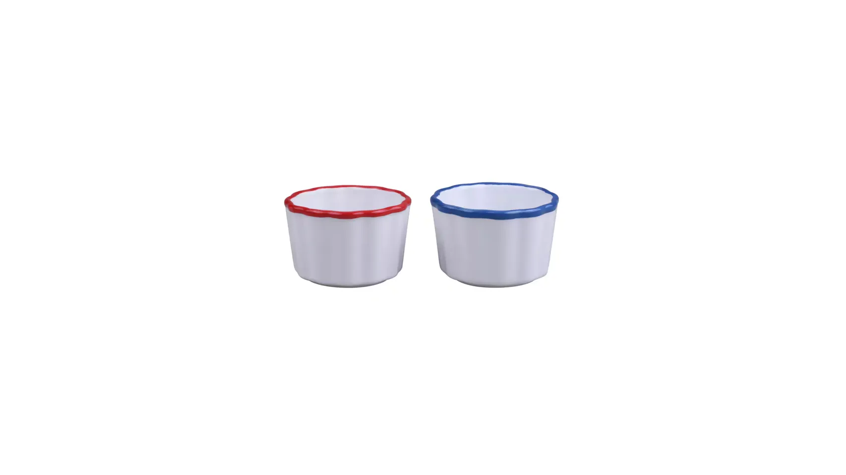 Red & Blue Ramekins