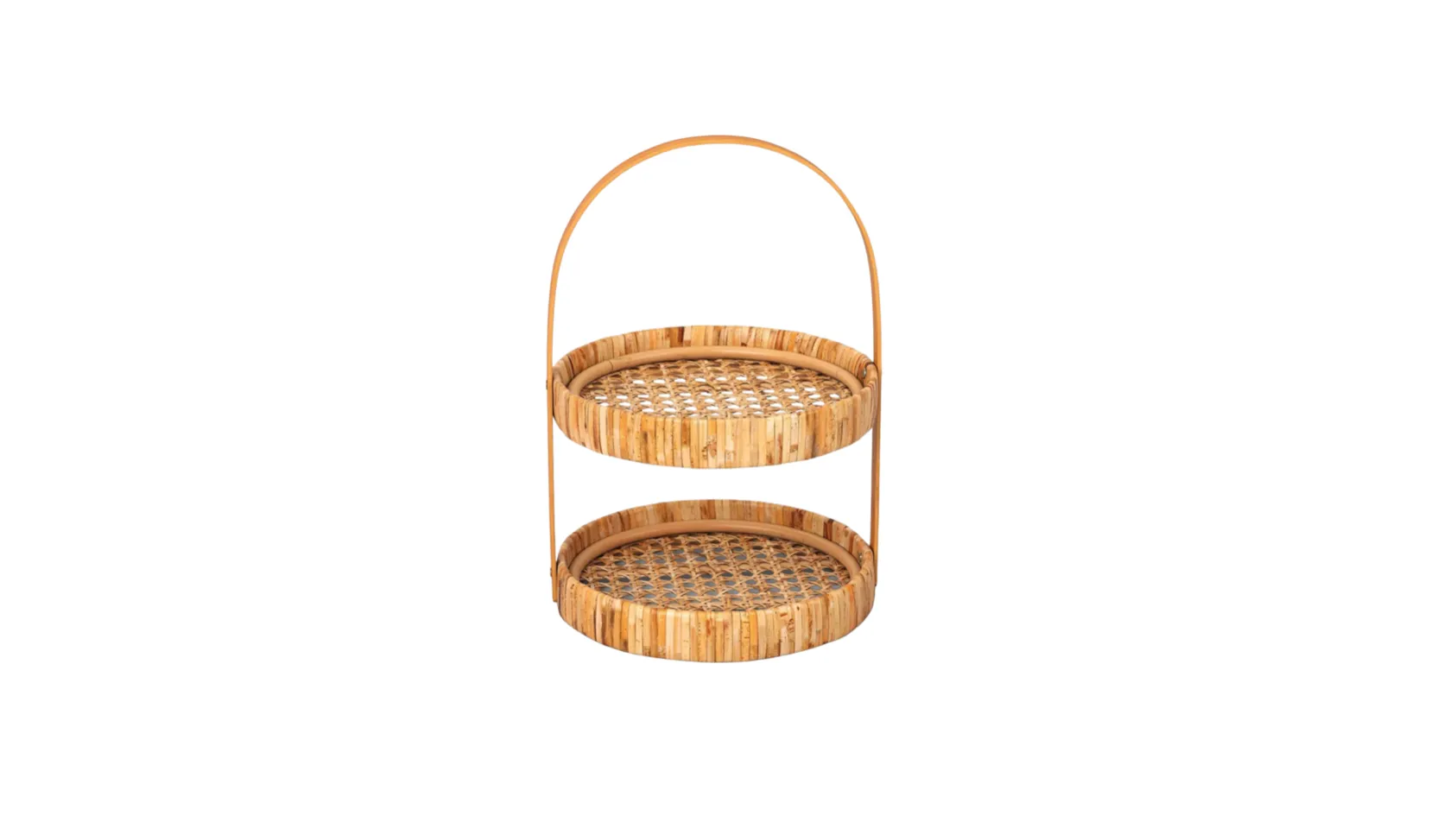 Rattan Tiered Stand
