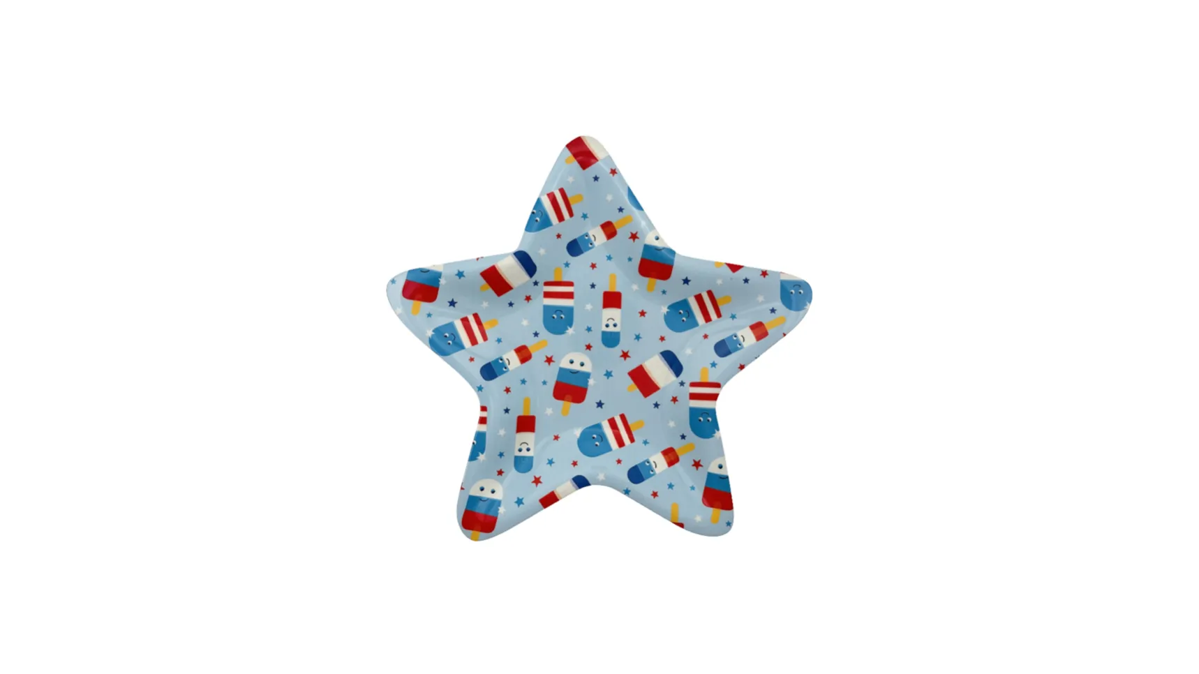 Star Popsicle Plate