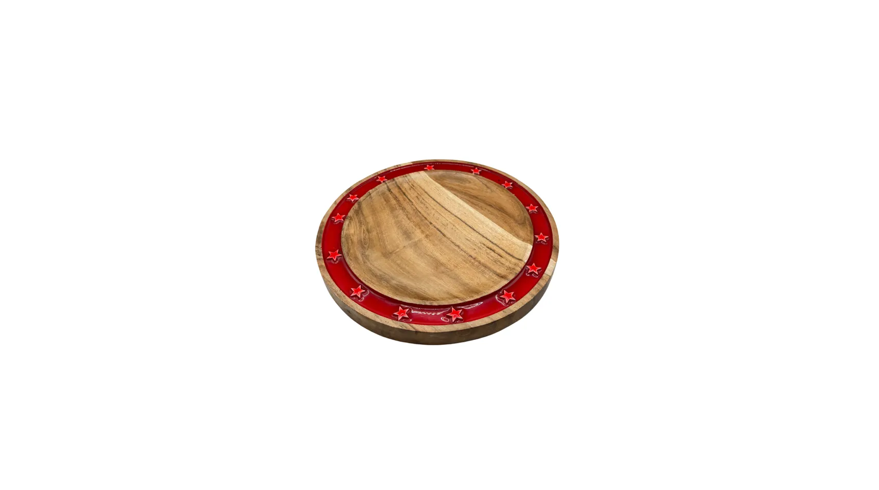 Wood Platter-Stars