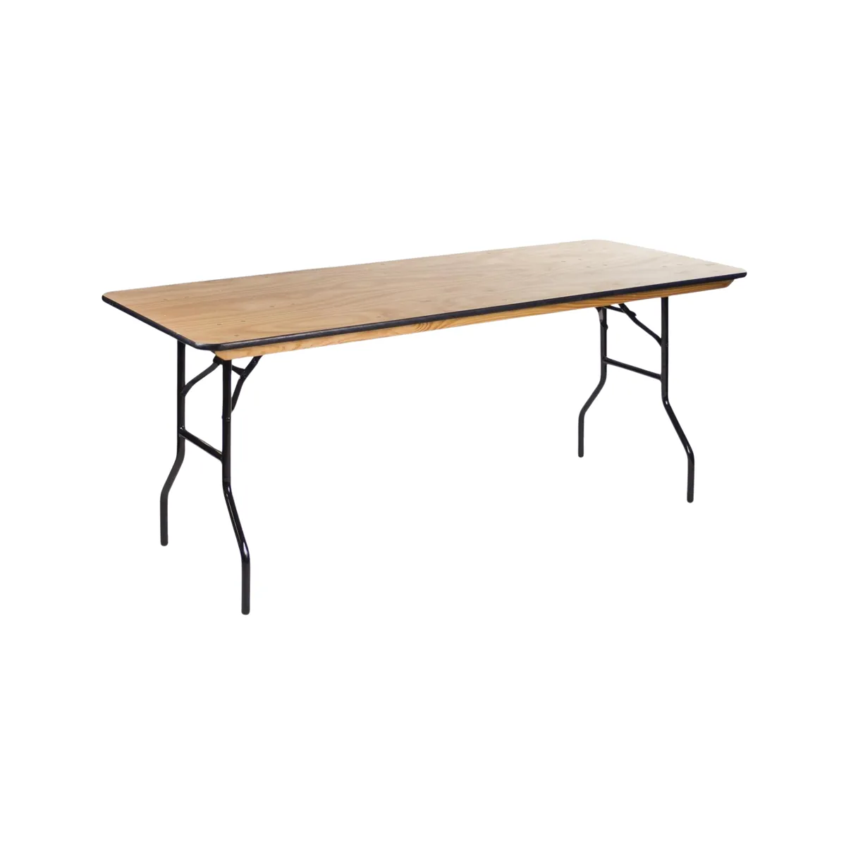 Banketttisch eckig ca. 220 x 76 cm (Holz)