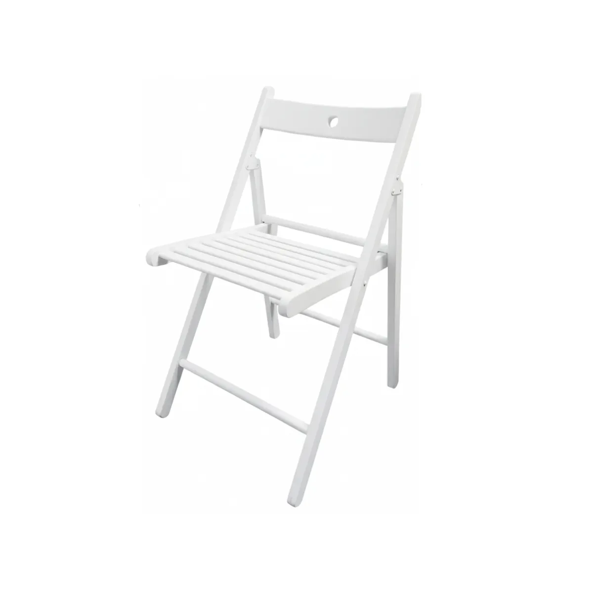 Holzklappstuhl Klassisch weiß