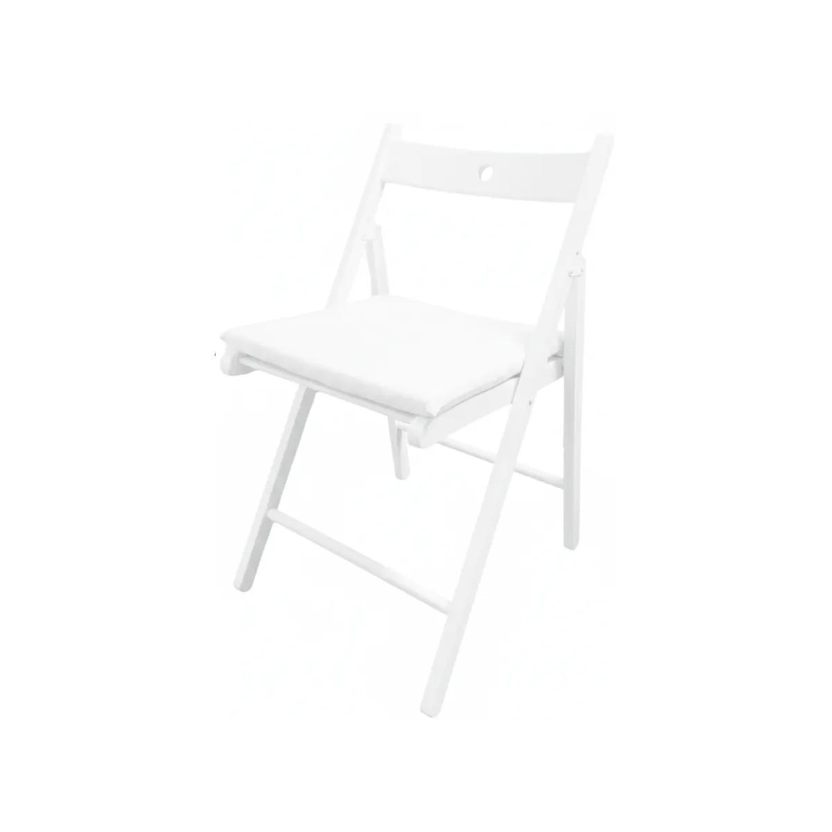 Holzklappstuhl Klassisch weiß