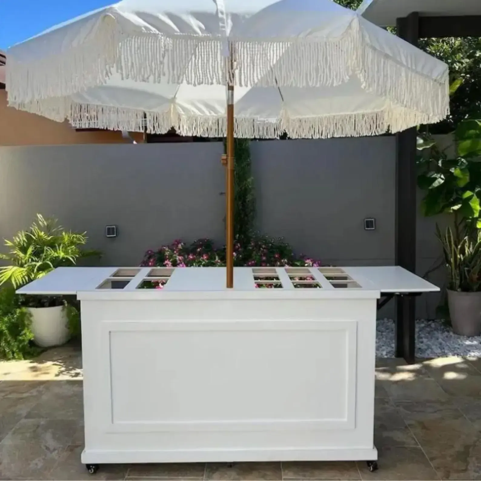 BEVERAGE BARS / FOLDABLE CARTS / DRINK COOLERS / CHARCUTERIE CART 