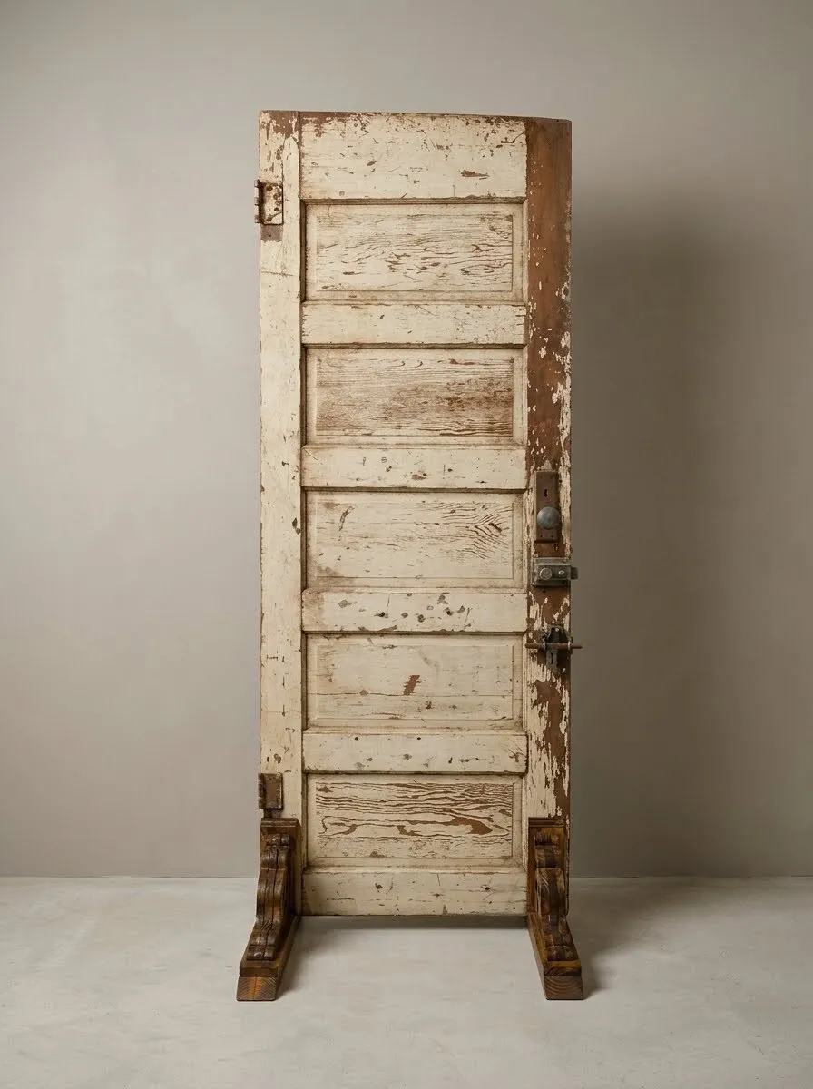 ANTIQUE FREESTANDING DOOR