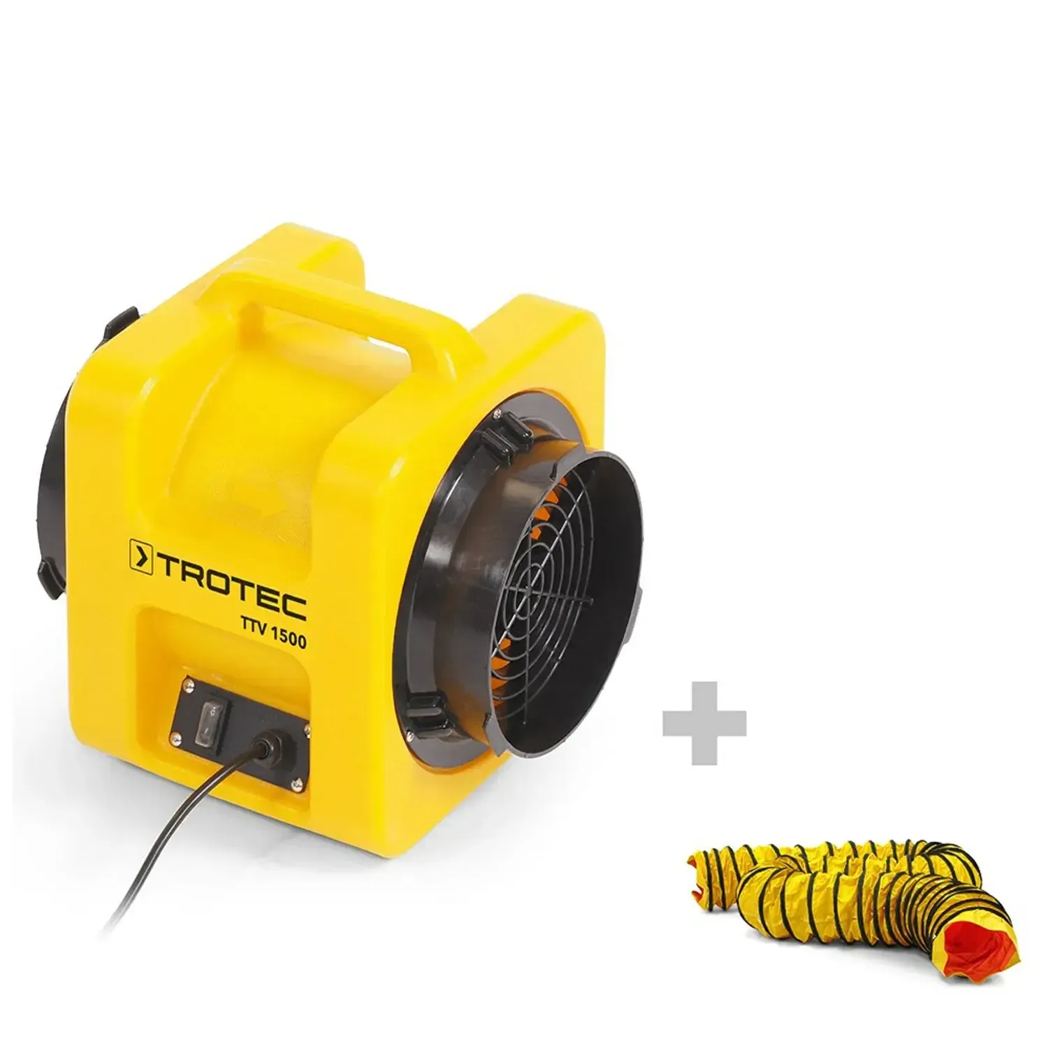 Förderventilator mit Schlauch