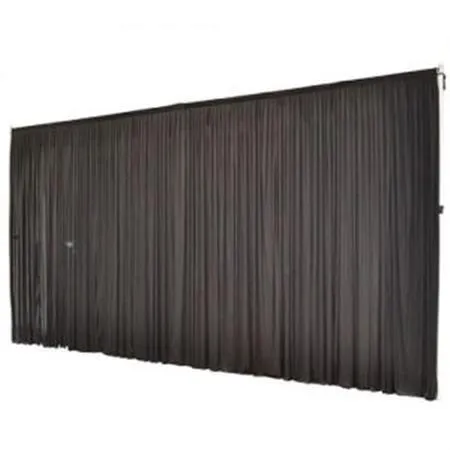 Plain Black Silk Backdrop Package - 6M x 3M