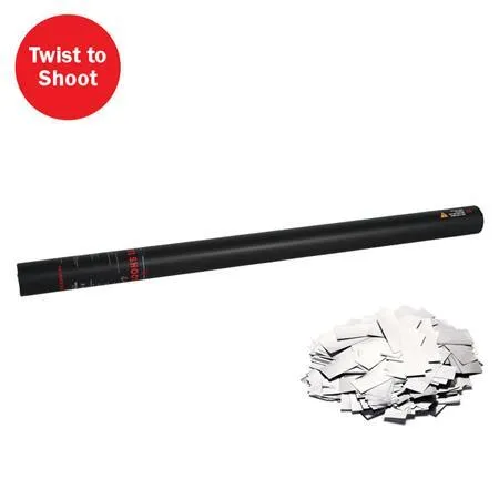 Handheld Confetti Shot - Silver Metallic