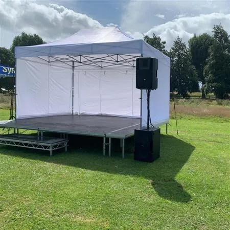 4.5M x 3M - 2FT Outdoor Covered Stage