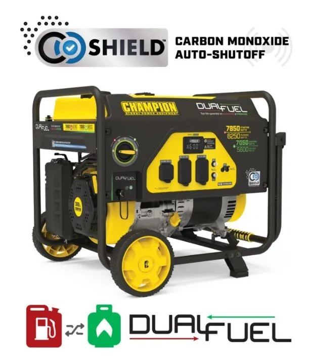 Champion Dual Fuel Generator