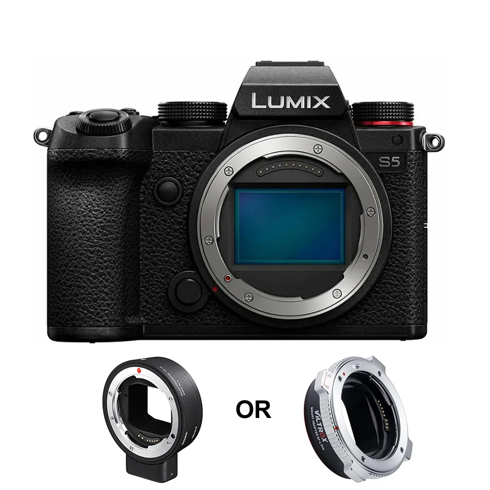 Panasonic Lumix S5 mk1 w/ EF-L Adapter