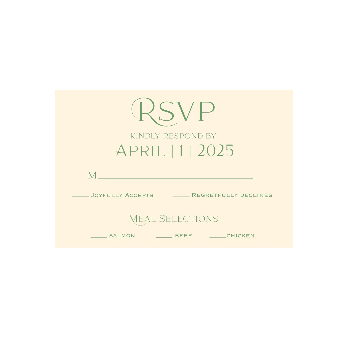 RSVP Cards