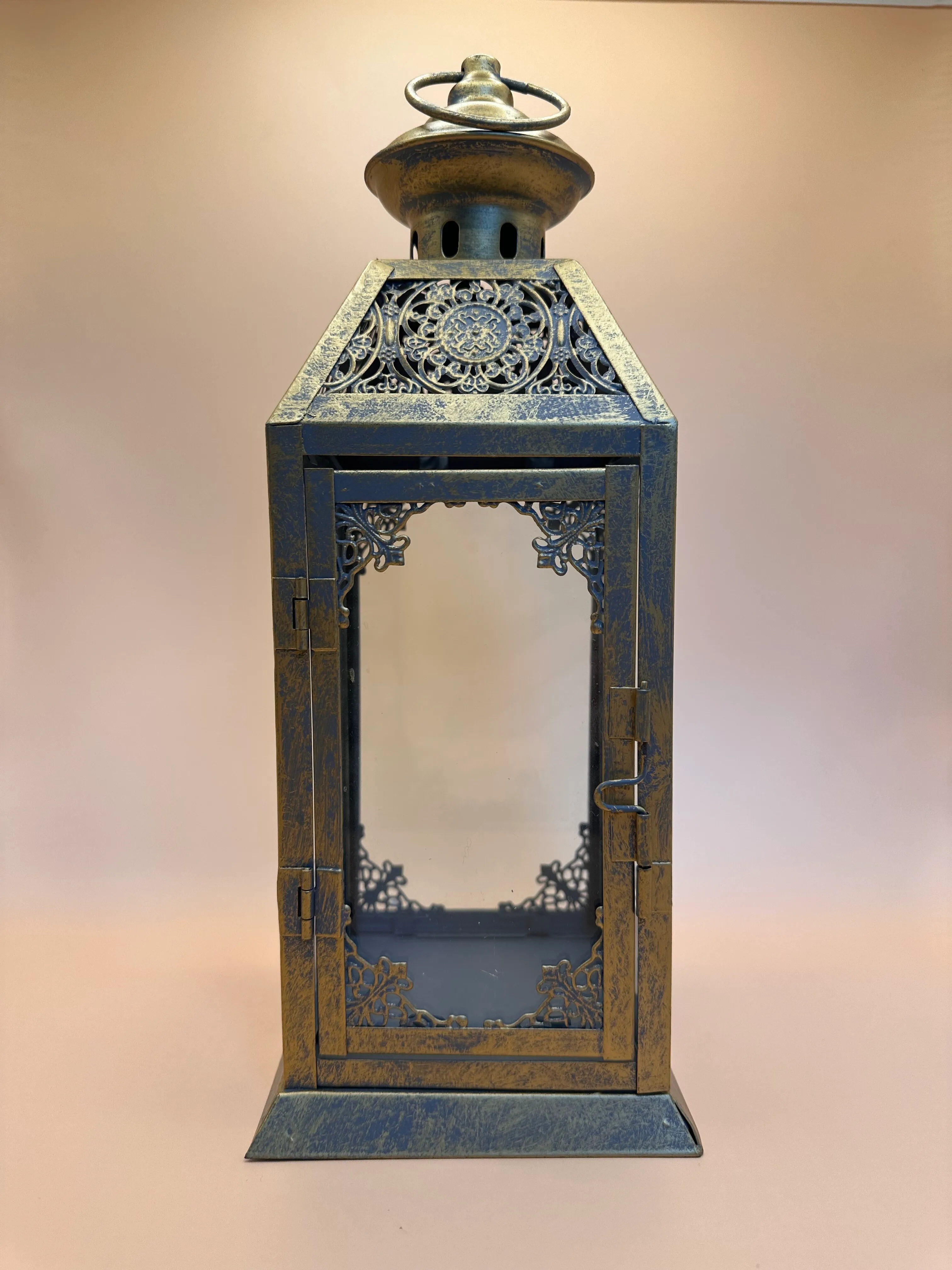 Brushed Gold Lantern