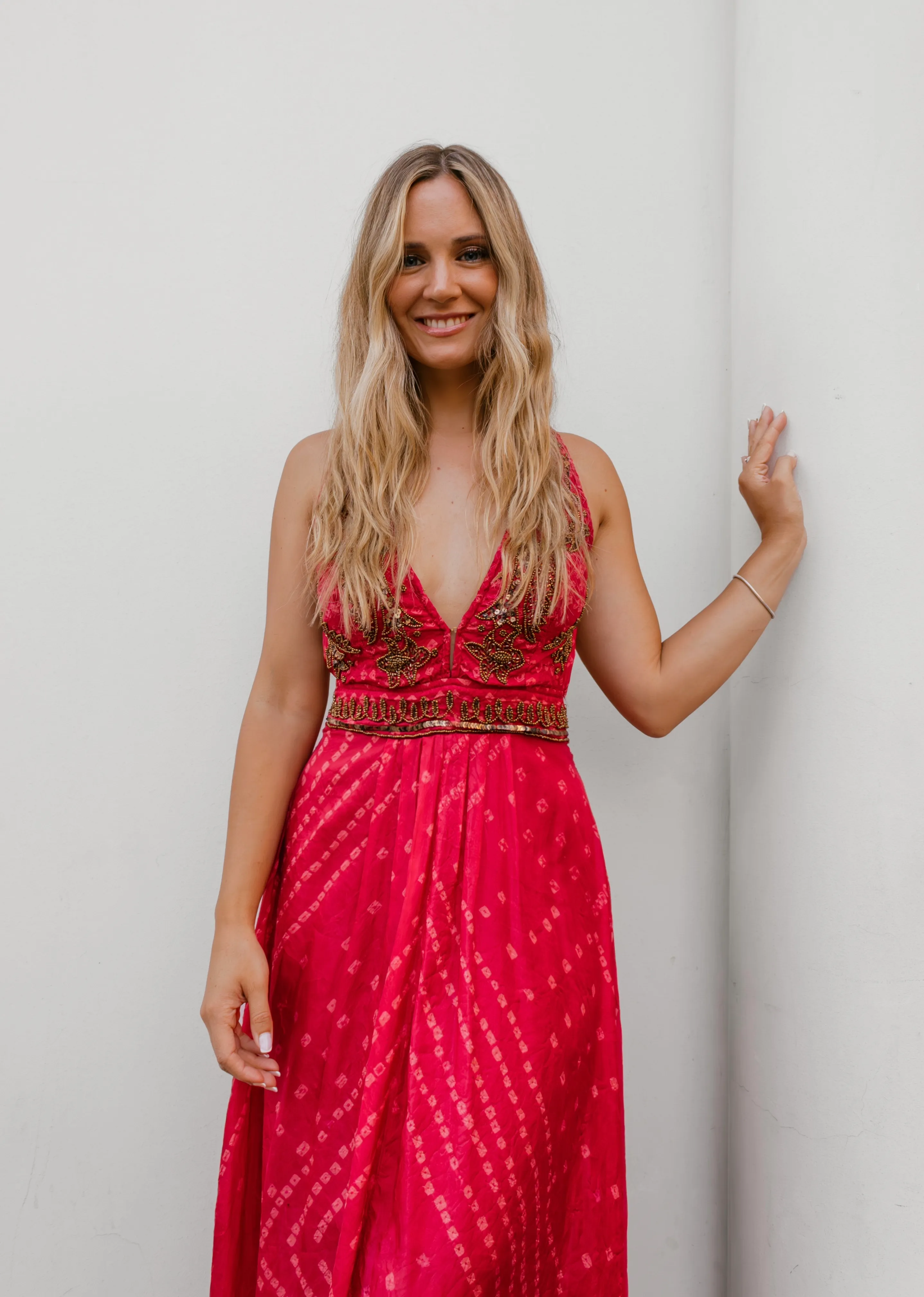 VESTIDO INDIA CHIC ANGE ROJO
