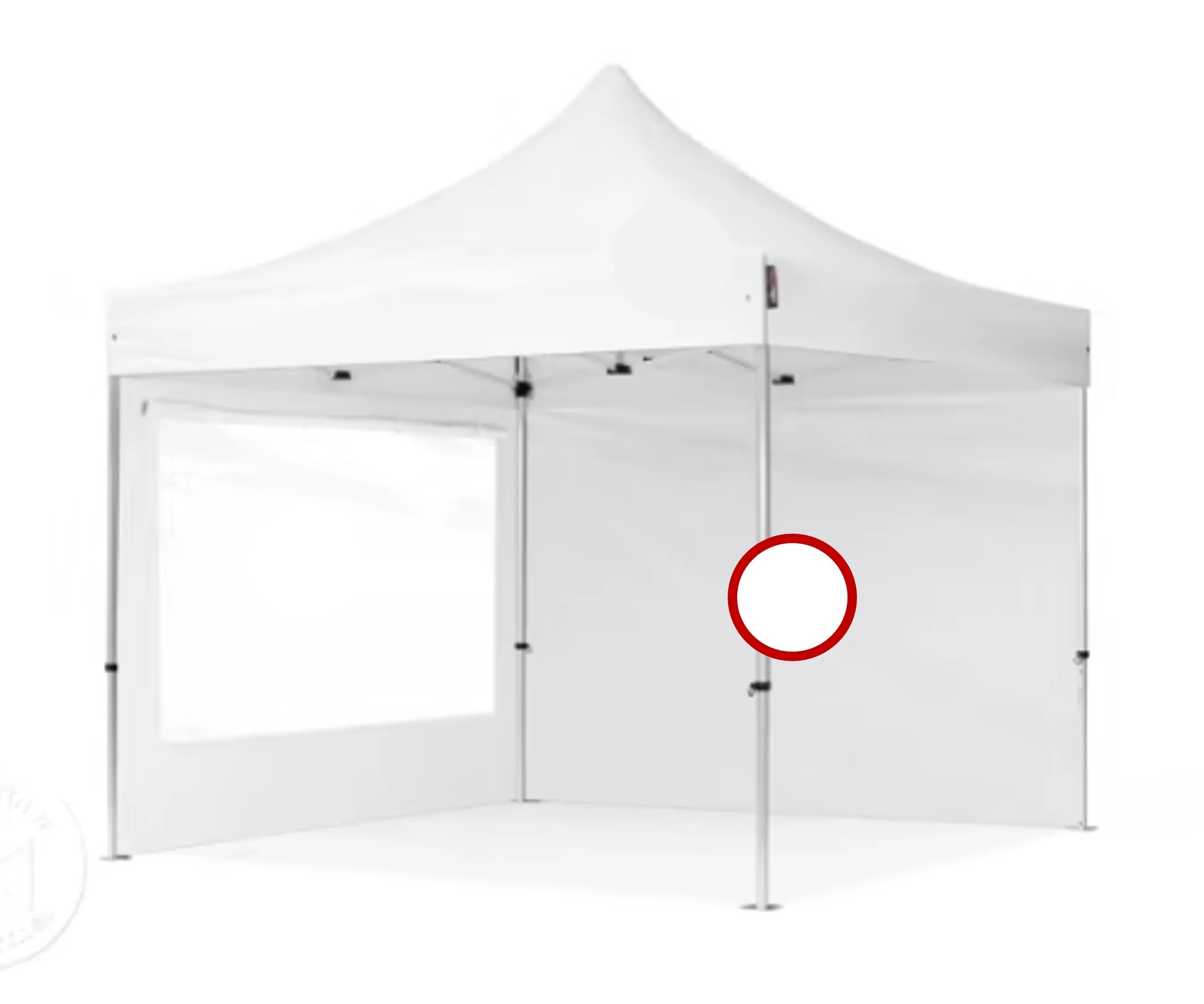 Vägg utan fönster till Snabbtält Pro 3x3m